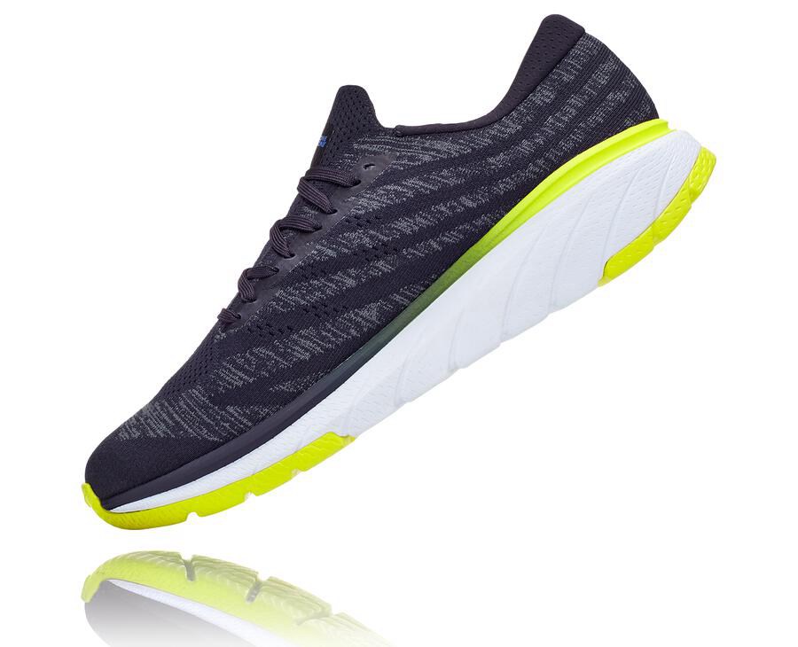 Hoka One One Mens Running Shoes - Cavu 3 - Navy - AKFC23685